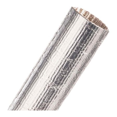 Techflex Techflex Thermashield Aluminized Fiberglass Tube 1.50in Dia., 100', Silver TTN1.50SV-100